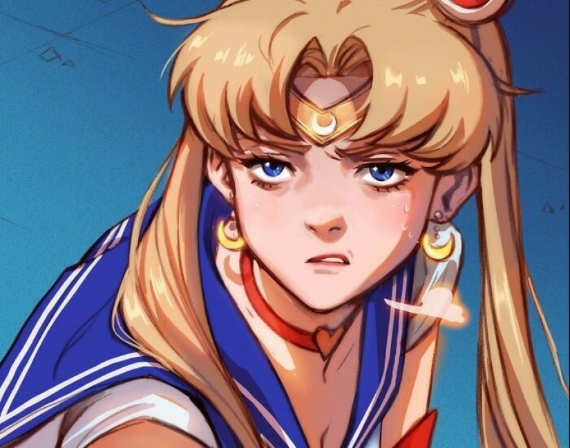 Artistas ilustradores decidió tomar una nueva mirada a Sailor moon