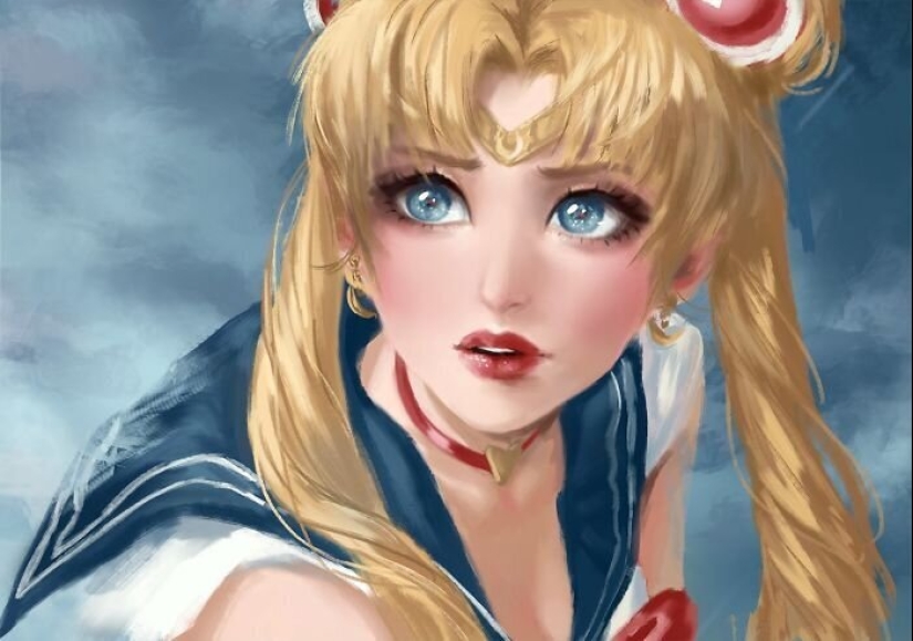 Artistas ilustradores decidió tomar una nueva mirada a Sailor moon