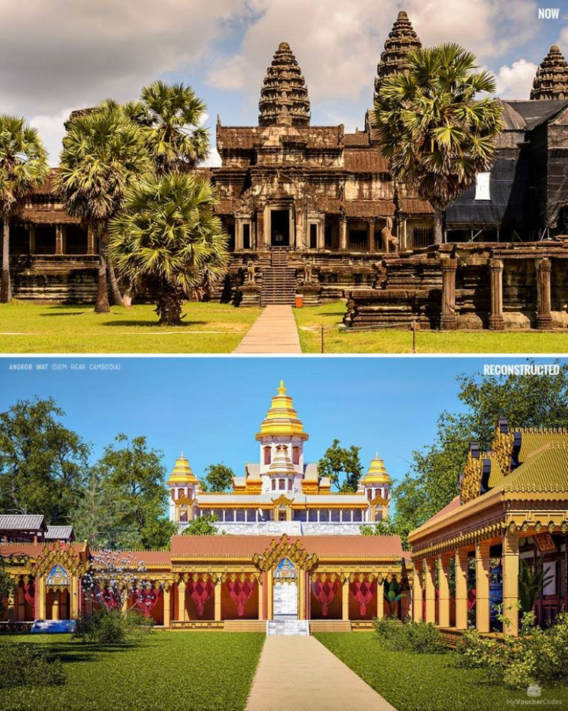 Artists have recreated the pristine splendor of 7 famous historical ruins Artists have recreated the pristine splendor of 7 famous historical ruins