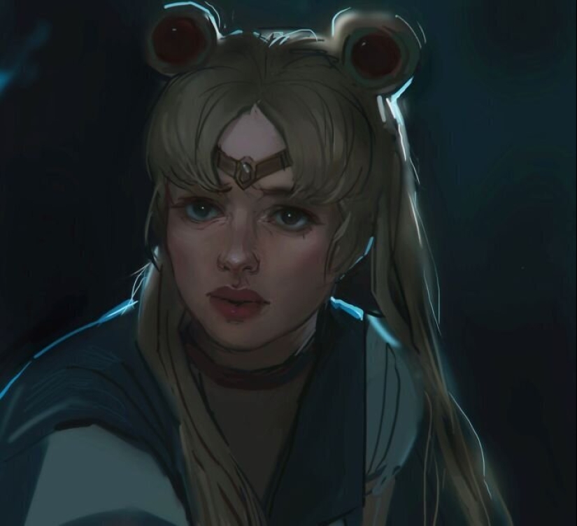 Artists-illustrators decided to take a new look at Sailor moon Artists-illustrators decided to take a new look at Sailor moon