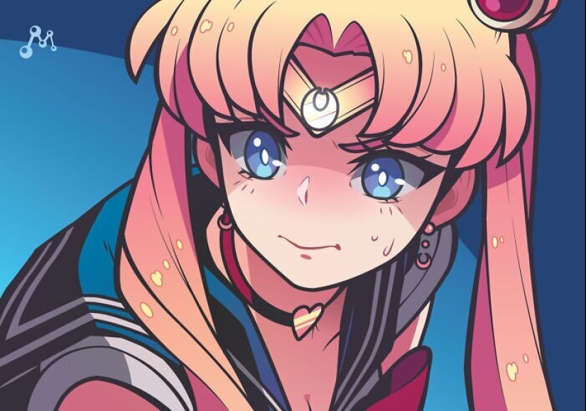 Artists-illustrators decided to take a new look at Sailor moon Artists-illustrators decided to take a new look at Sailor moon