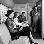 Aspecto del Boeing 377 Stratocruiser, el avión de pasajeros más grande del mundo Aspecto del Boeing 377 Stratocruiser, el avión de pasajeros más grande del mundo
