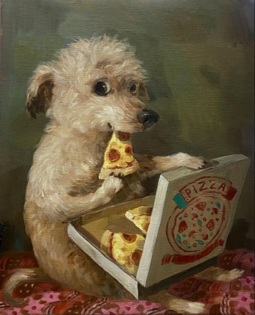 Aspectos inesperados de la vida animal en las pinturas de Alison Friend Aspectos inesperados de la vida animal en las pinturas de Alison Friend