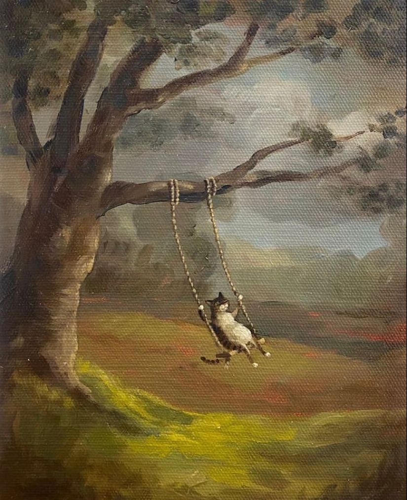 Aspectos inesperados de la vida animal en las pinturas de Alison Friend Aspectos inesperados de la vida animal en las pinturas de Alison Friend