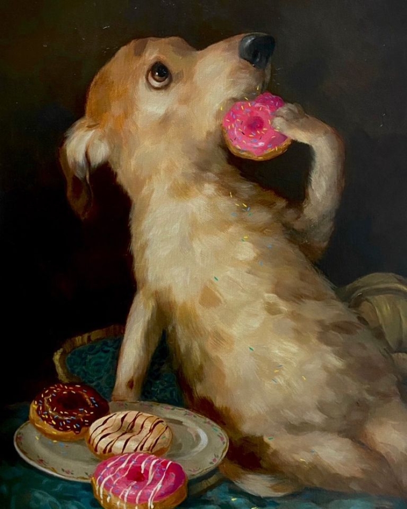 Aspectos inesperados de la vida animal en las pinturas de Alison Friend Aspectos inesperados de la vida animal en las pinturas de Alison Friend