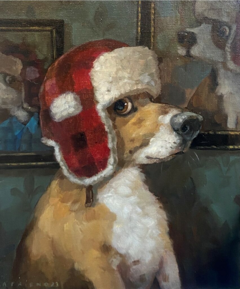 Aspectos inesperados de la vida animal en las pinturas de Alison Friend Aspectos inesperados de la vida animal en las pinturas de Alison Friend