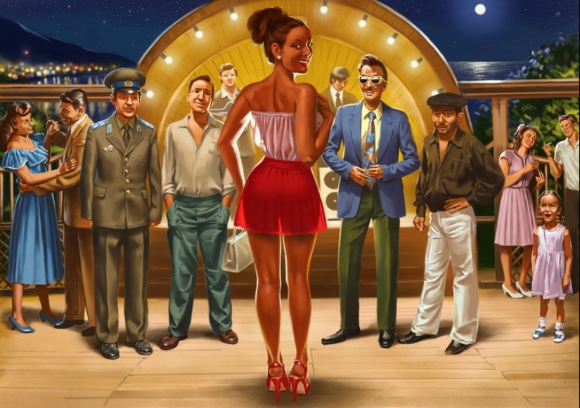Awesome "Soviet" pin-up of Valeria Barykina Awesome "Soviet" pin-up of Valeria Barykina