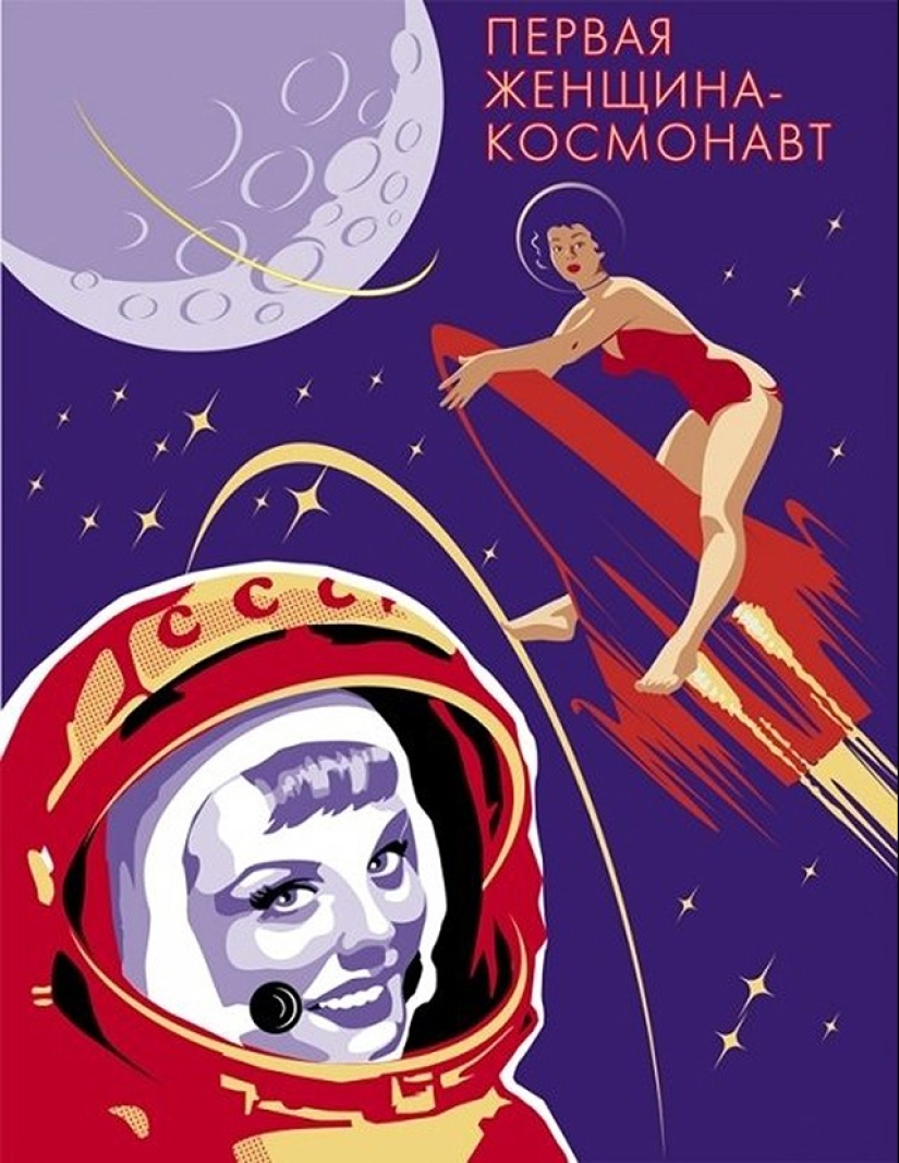Awesome "Soviet" pin-up of Valeria Barykina Awesome "Soviet" pin-up of Valeria Barykina