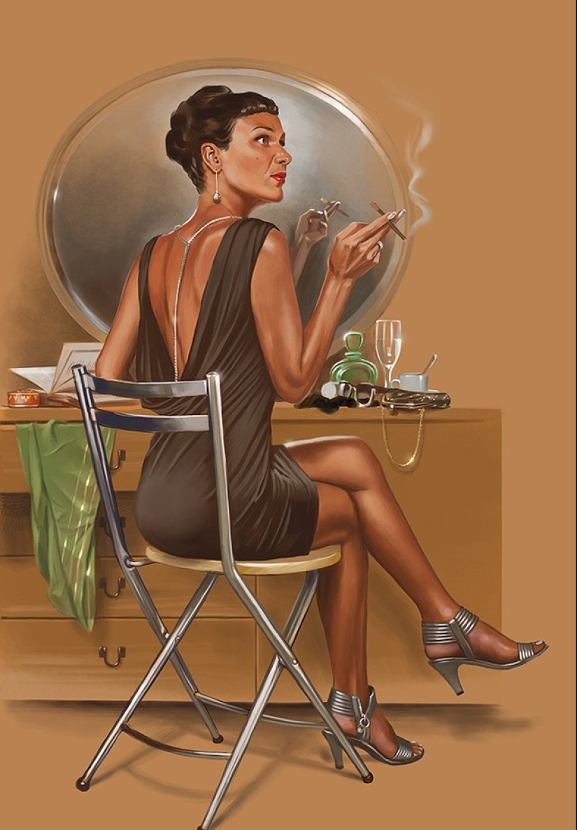 Awesome "Soviet" pin-up of Valeria Barykina Awesome "Soviet" pin-up of Valeria Barykina