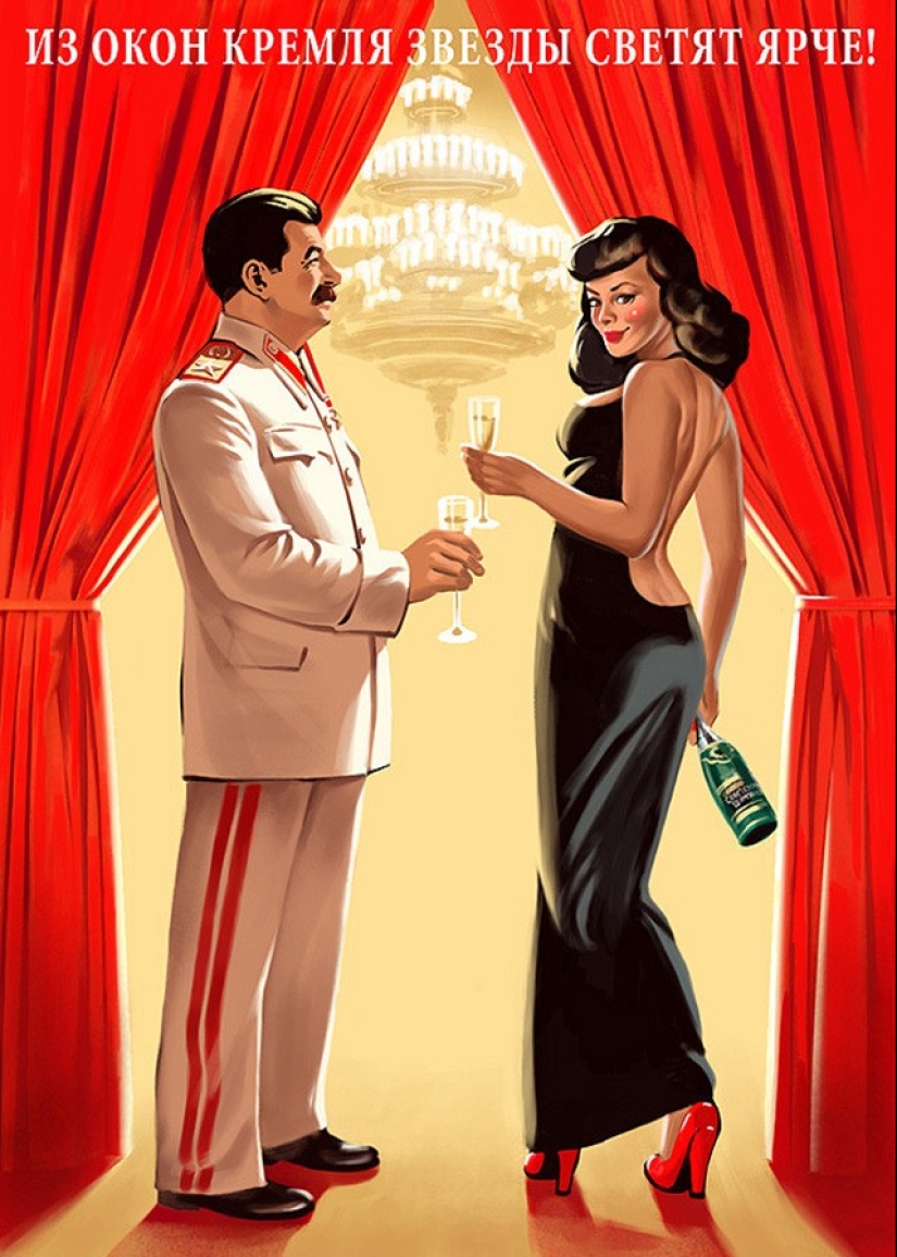 Awesome "Soviet" pin-up of Valeria Barykina Awesome "Soviet" pin-up of Valeria Barykina