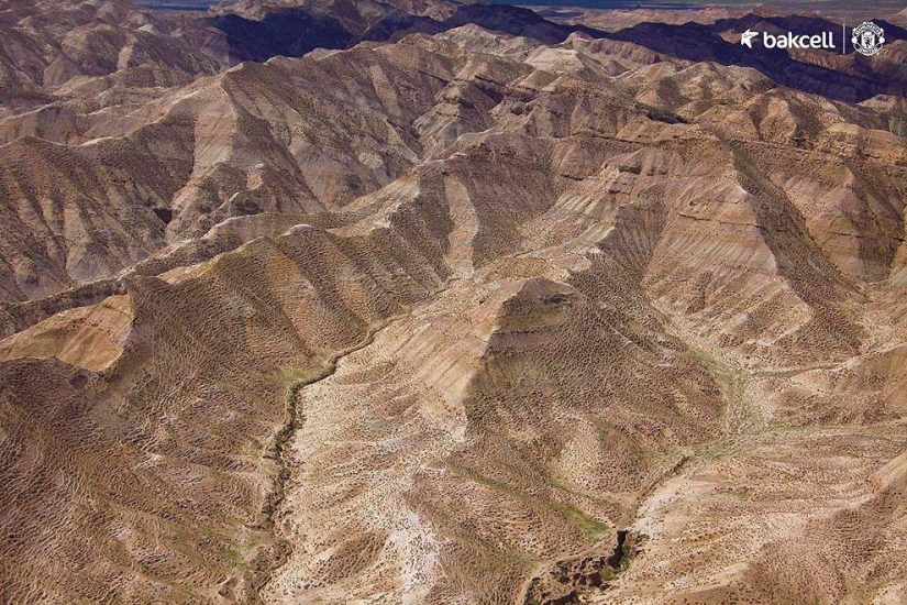 Azerbaiyán a vista de pájaro Azerbaiyán a vista de pájaro