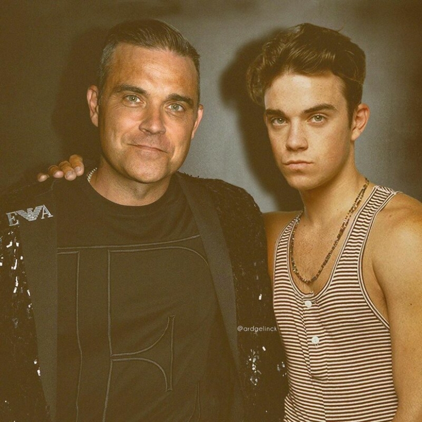 Back to the past: photos of celebrities with ourselves in childhood, adolescence, youth