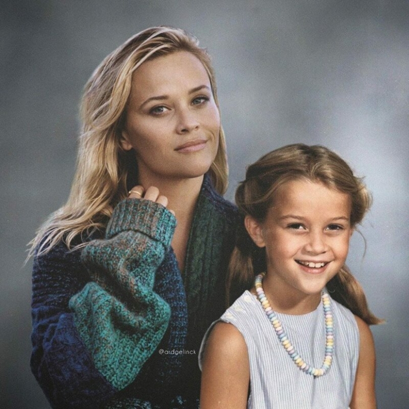 Back to the past: photos of celebrities with ourselves in childhood, adolescence, youth