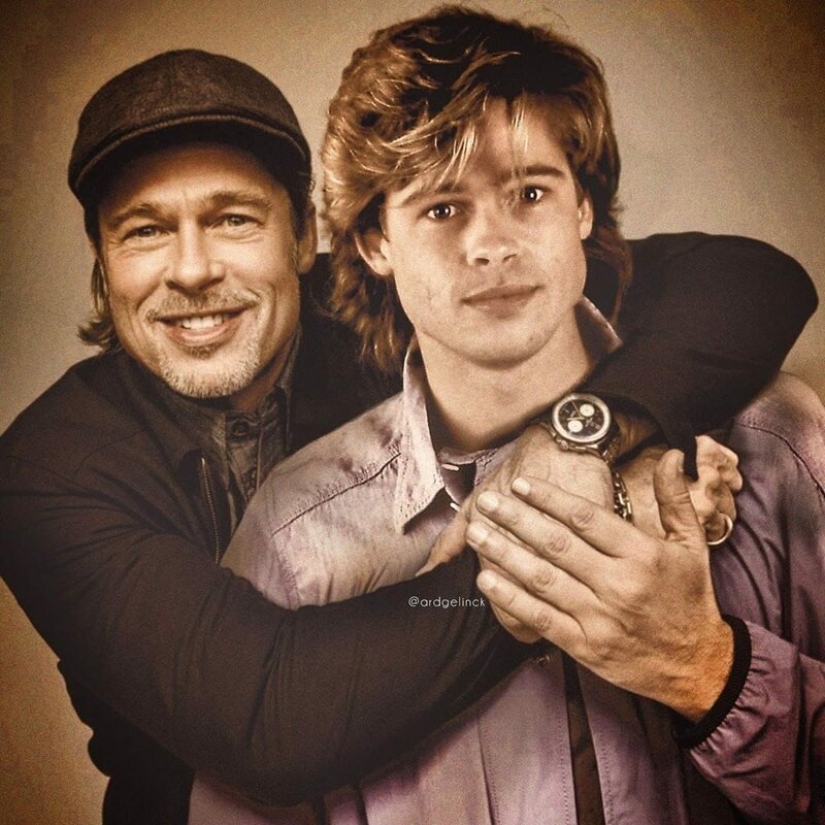 Back to the past: photos of celebrities with ourselves in childhood, adolescence, youth