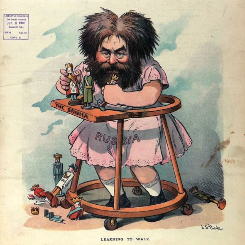 Bears, ballerinas and shaggy Cossacks: why did foreigners of the XIX century portray Russians in this way