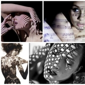Beautiful girls dressed in shadow Beautiful girls dressed in shadow