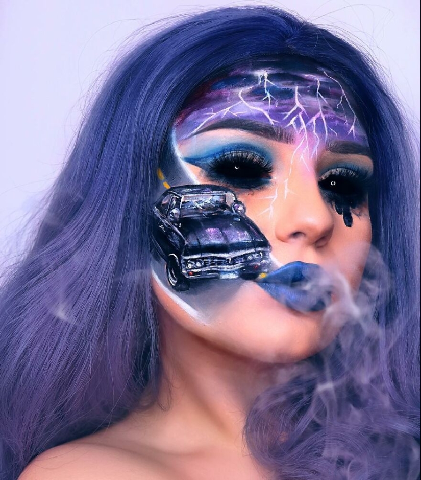 Beauty in the face: a girl from Norway draws incredible pictures