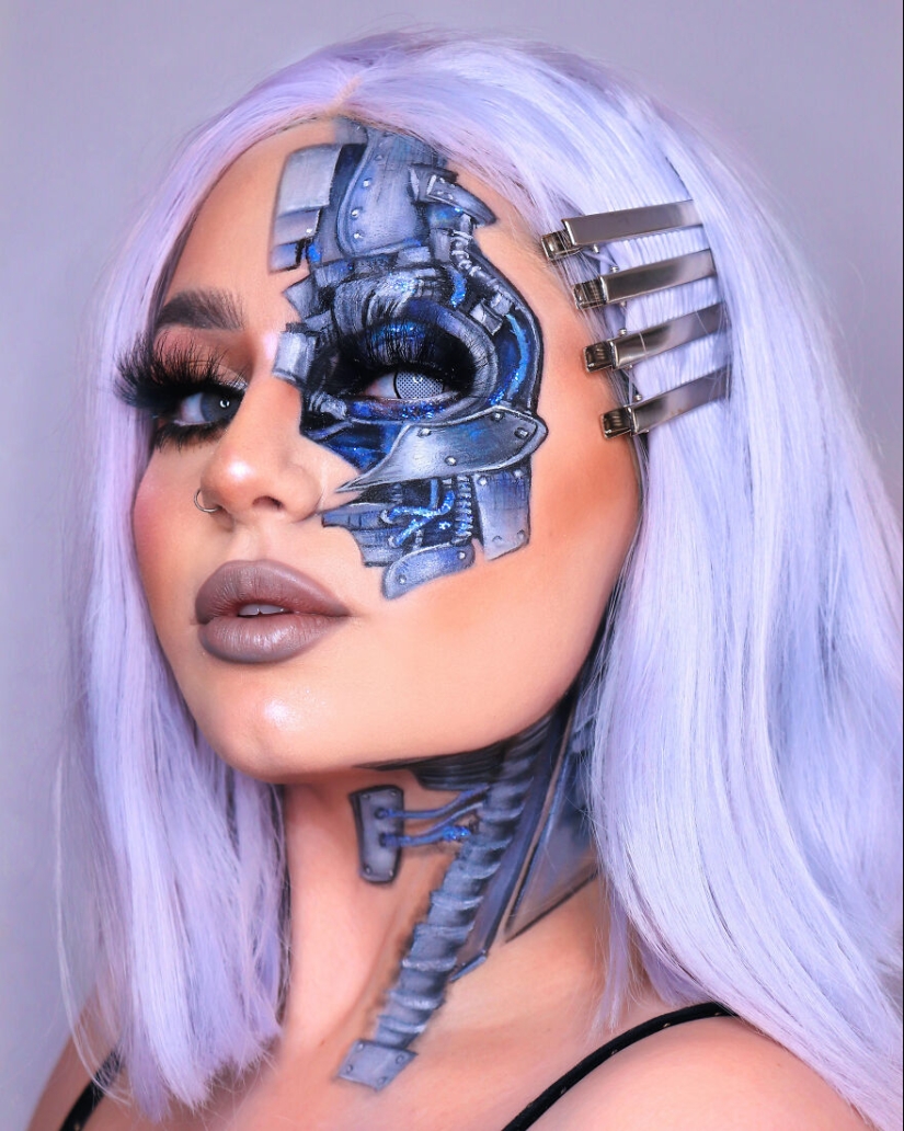 Beauty in the face: a girl from Norway draws incredible pictures