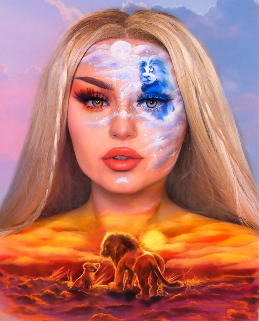 Beauty in the face: a girl from Norway draws incredible pictures
