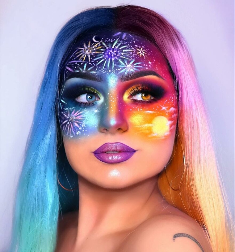 Beauty in the face: a girl from Norway draws incredible pictures