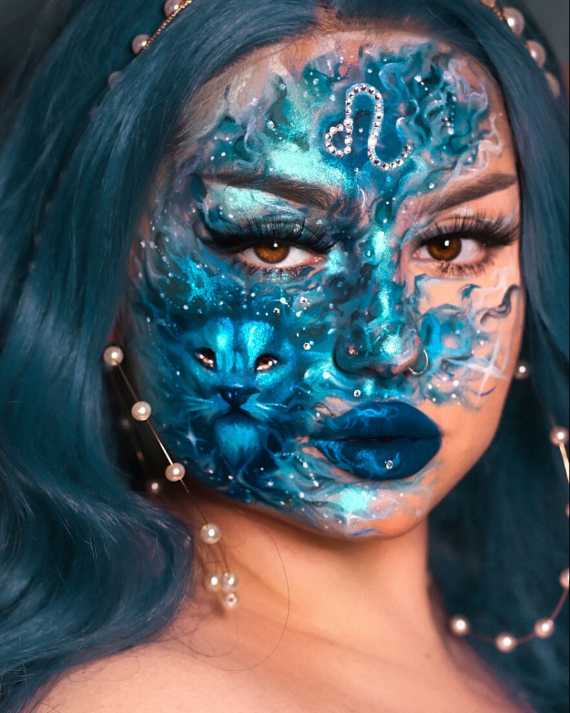 Beauty in the face: a girl from Norway draws incredible pictures