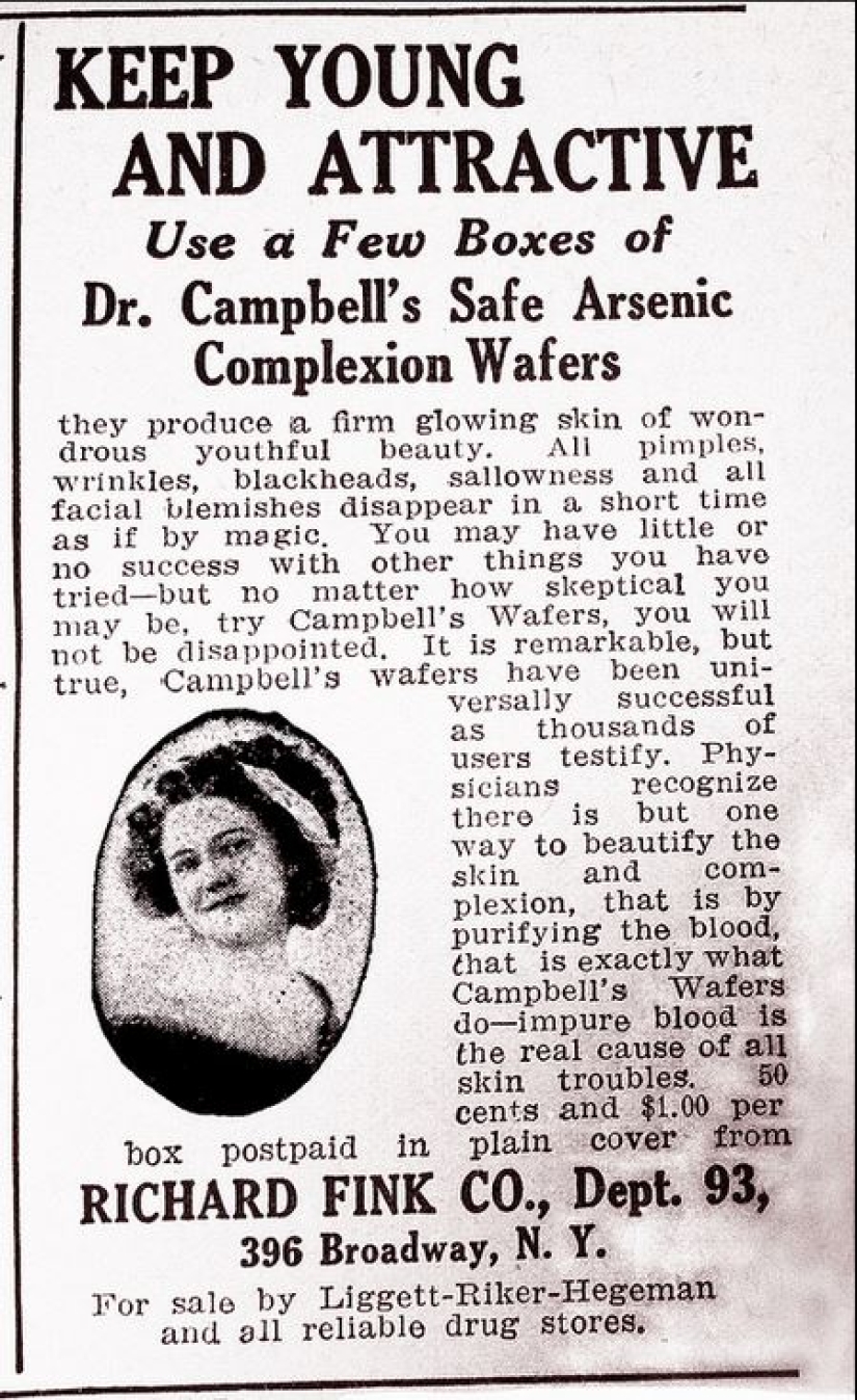 Beauty with risk for life: how ladies of the past ruined his health