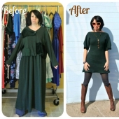 Before and after: amazing transformations of second-hand clothes Before and after: amazing transformations of second-hand clothes