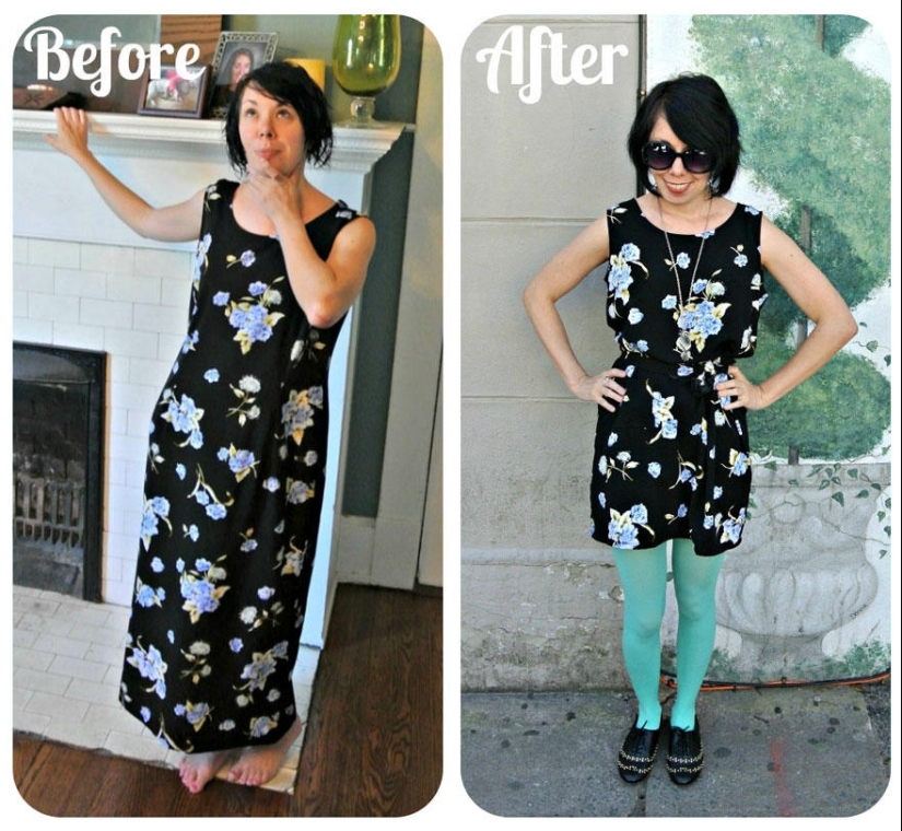Before and after: amazing transformations of second-hand clothes