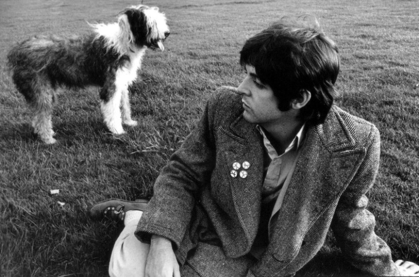 Behind every great man is a great dog
