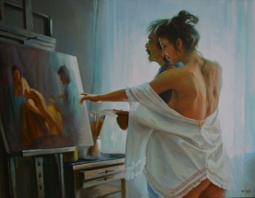 Belleza femenina inmodesta del artista húngaro Laszlo Gulyas Belleza femenina inmodesta del artista húngaro Laszlo Gulyas