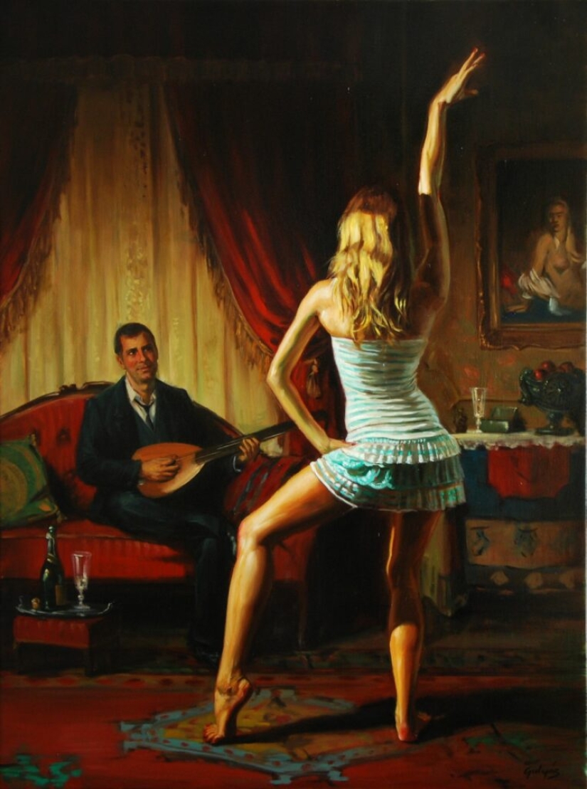 Belleza femenina inmodesta del artista húngaro Laszlo Gulyas Belleza femenina inmodesta del artista húngaro Laszlo Gulyas