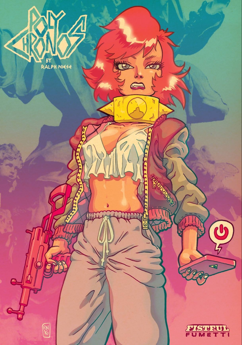Belleza, mutantes y el thrash-ficción arte de Ralph Nisa
