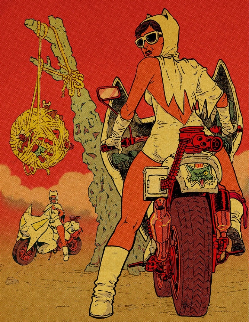 Belleza, mutantes y el thrash-ficción arte de Ralph Nisa