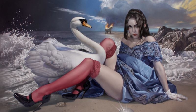 Bellezas misteriosas en las pinturas del maestro del realismo fantástico Michael Maschka Bellezas misteriosas en las pinturas del maestro del realismo fantástico Michael Maschka
