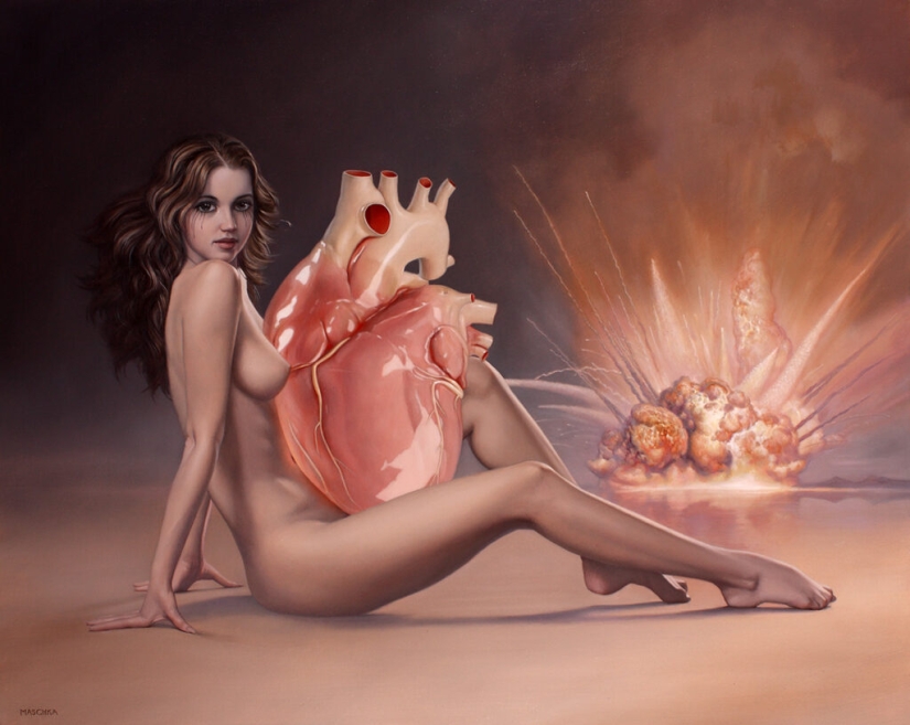 Bellezas misteriosas en las pinturas del maestro del realismo fantástico Michael Maschka Bellezas misteriosas en las pinturas del maestro del realismo fantástico Michael Maschka