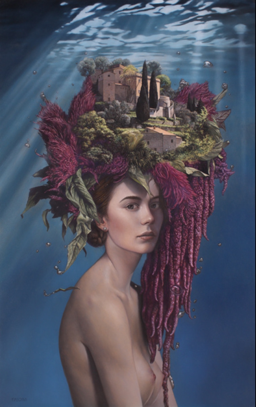 Bellezas misteriosas en las pinturas del maestro del realismo fantástico Michael Maschka Bellezas misteriosas en las pinturas del maestro del realismo fantástico Michael Maschka