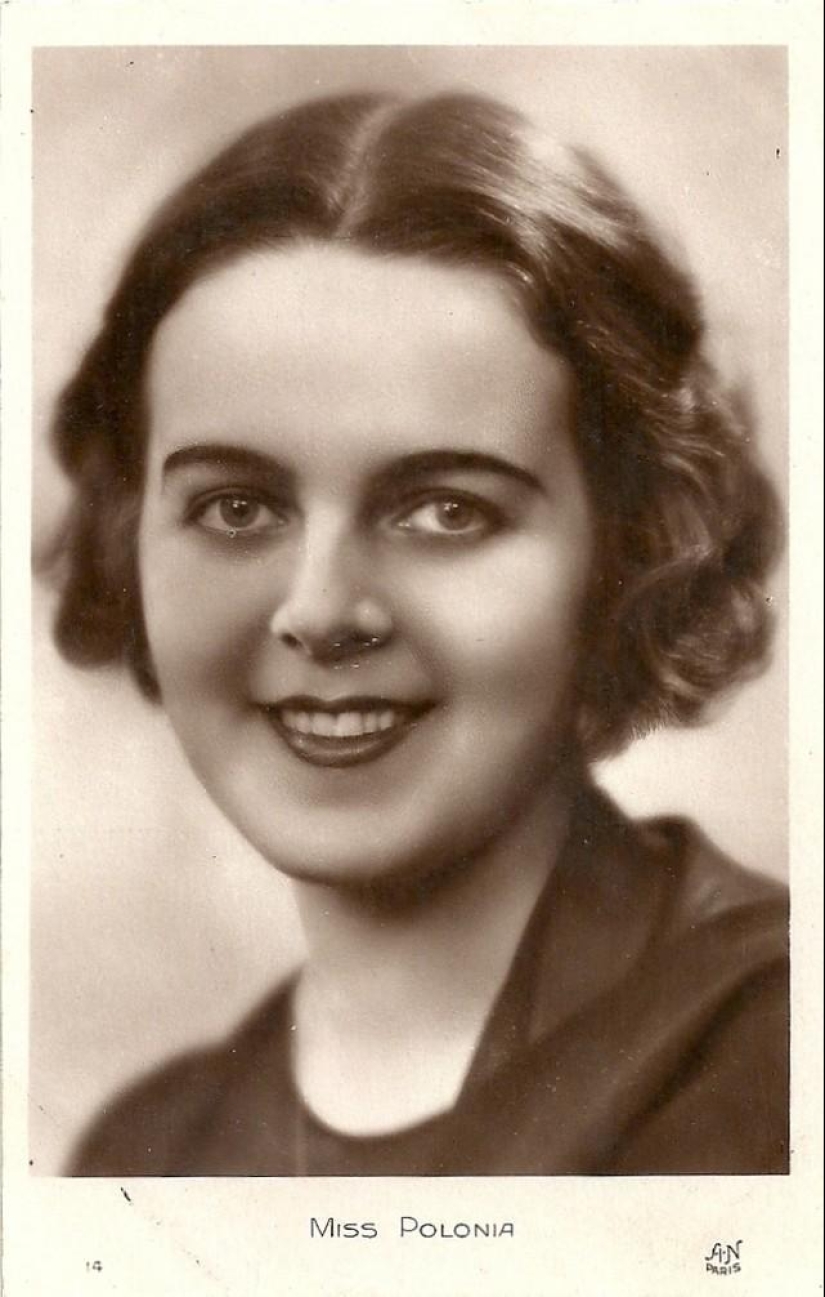 Bellezas retro del concurso de belleza "Miss Europa - 1930"