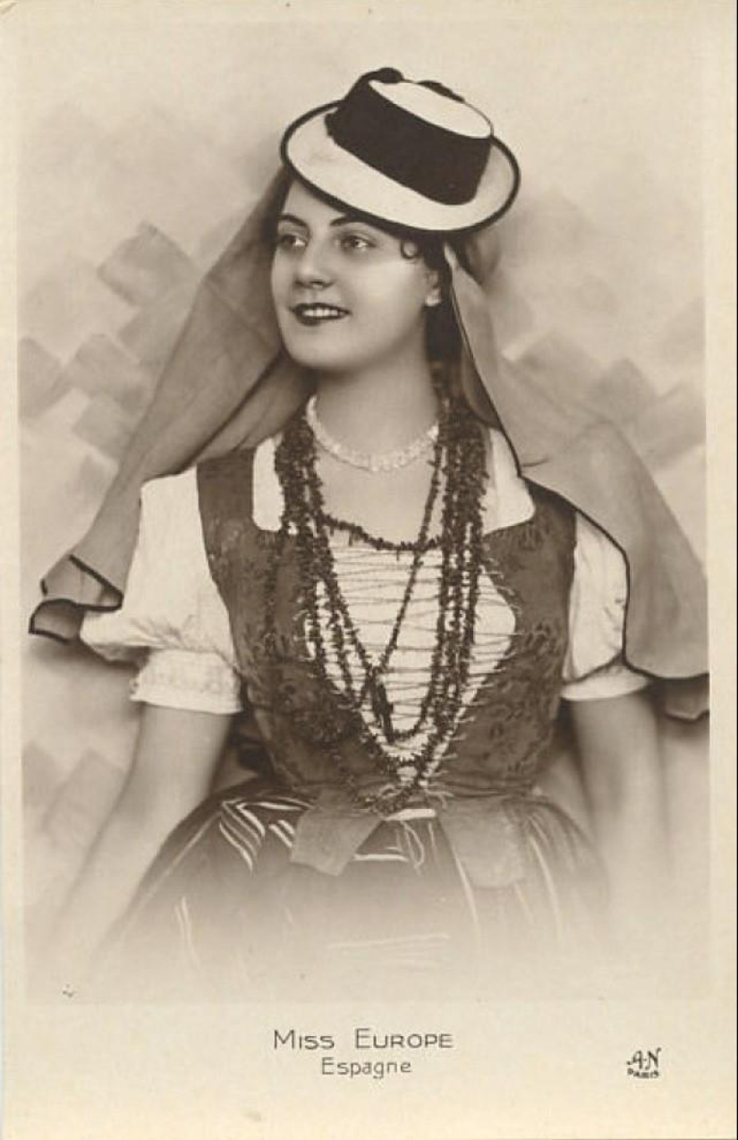 Bellezas retro del concurso de belleza "Miss Europa - 1930"