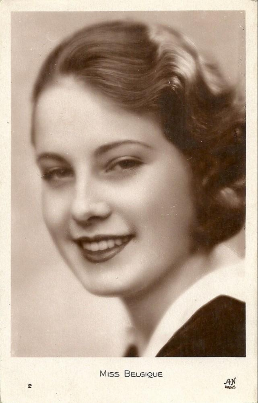 Bellezas retro del concurso de belleza "Miss Europa - 1930"