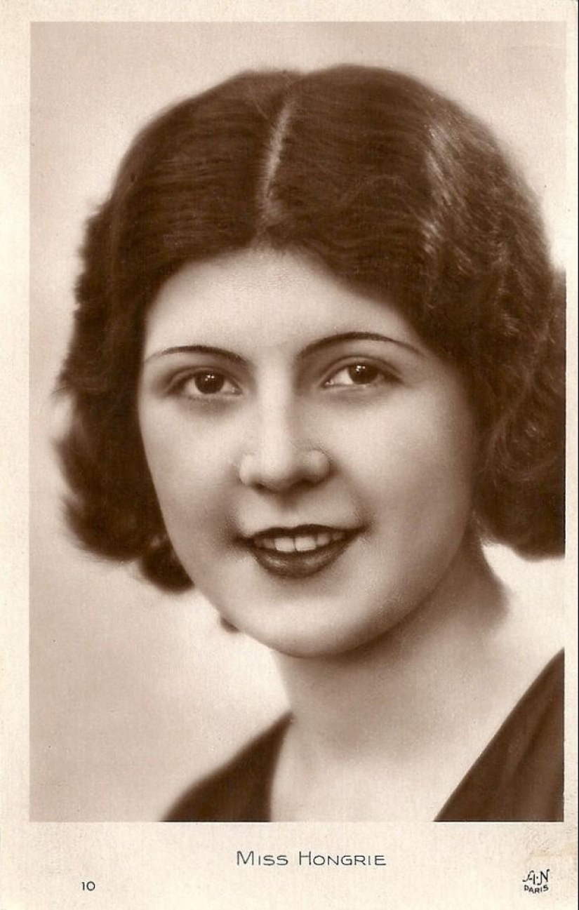 Bellezas retro del concurso de belleza "Miss Europa - 1930"