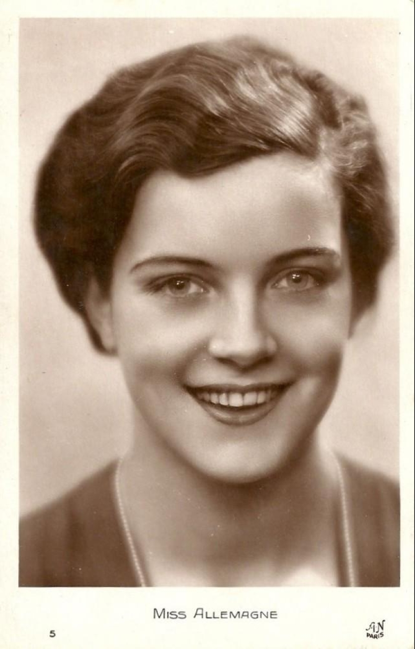 Bellezas retro del concurso de belleza "Miss Europa - 1930"
