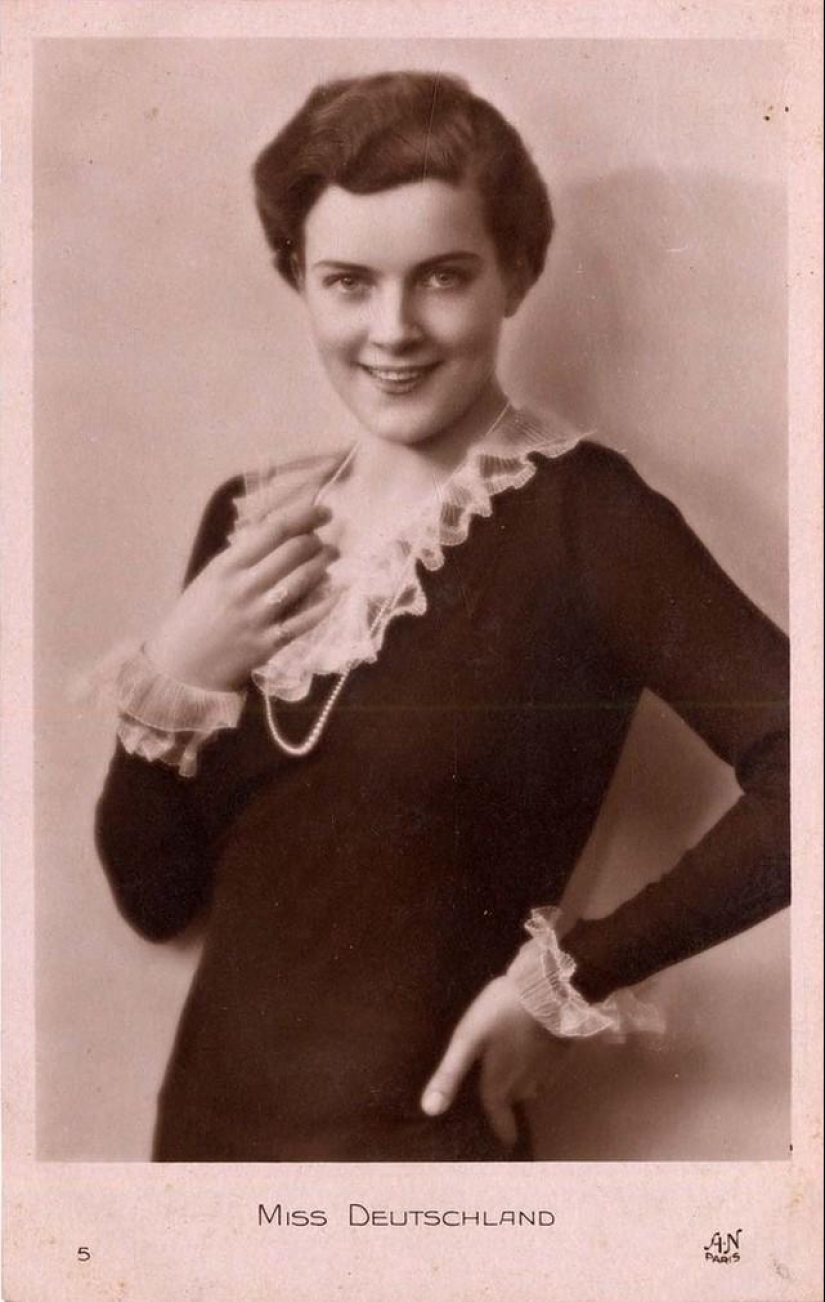 Bellezas retro del concurso de belleza "Miss Europa - 1930"