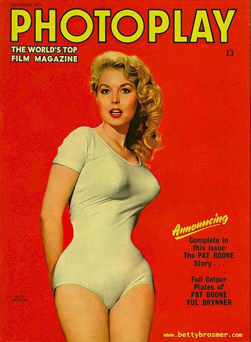 Betty Brosmer es la dueña de la figura más hermosa de los años 50