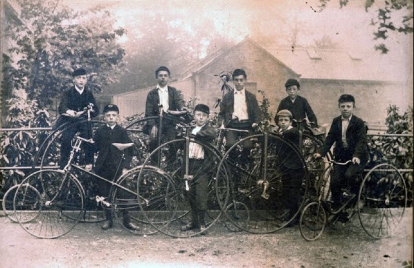 Bicycle History: The Penny-Farthing, or High Wheel