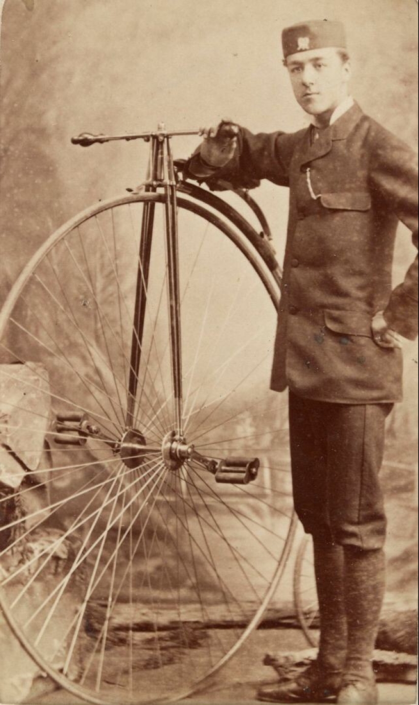 Bicycle History: The Penny-Farthing, or High Wheel