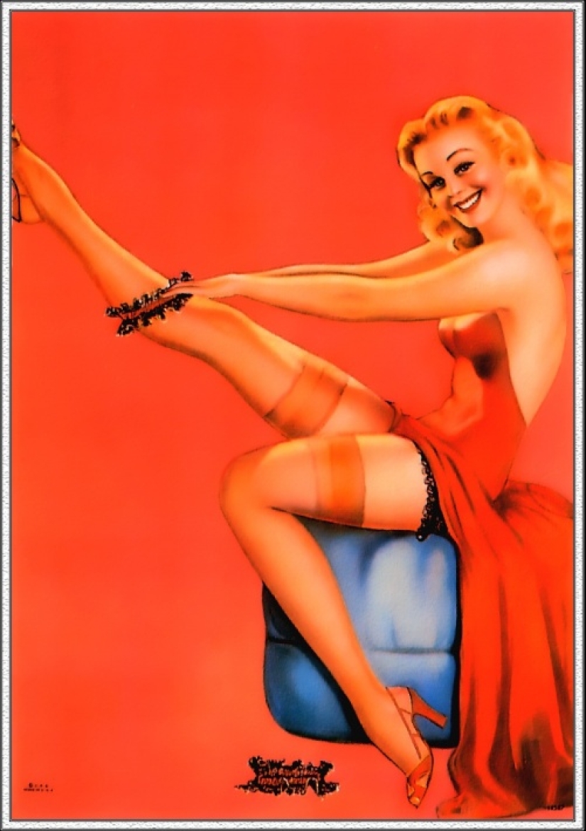 Billy DeVors - a diligent amateur who became a pin-up classic