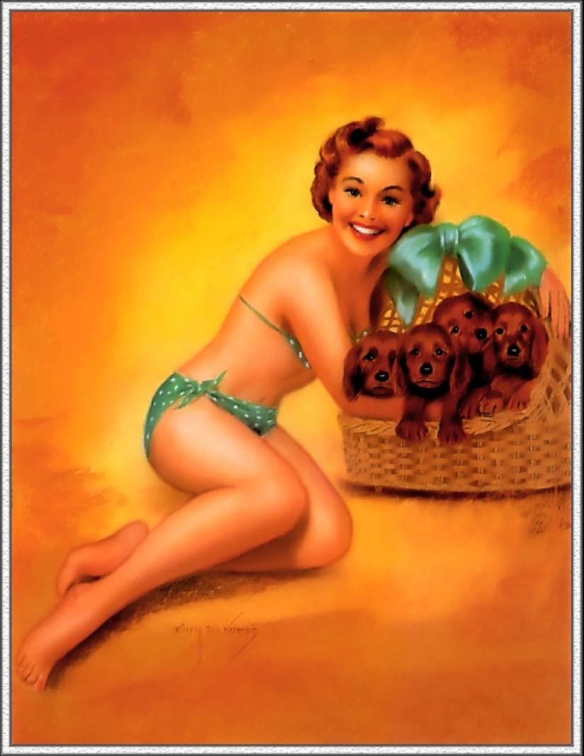 Billy DeVors - a diligent amateur who became a pin-up classic