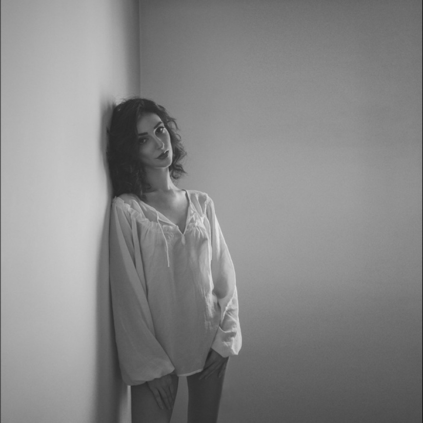 Black and white passion in the works of photographer Kalynsky