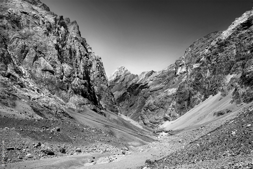 Black and white photography of mountains Black and white photography of mountains