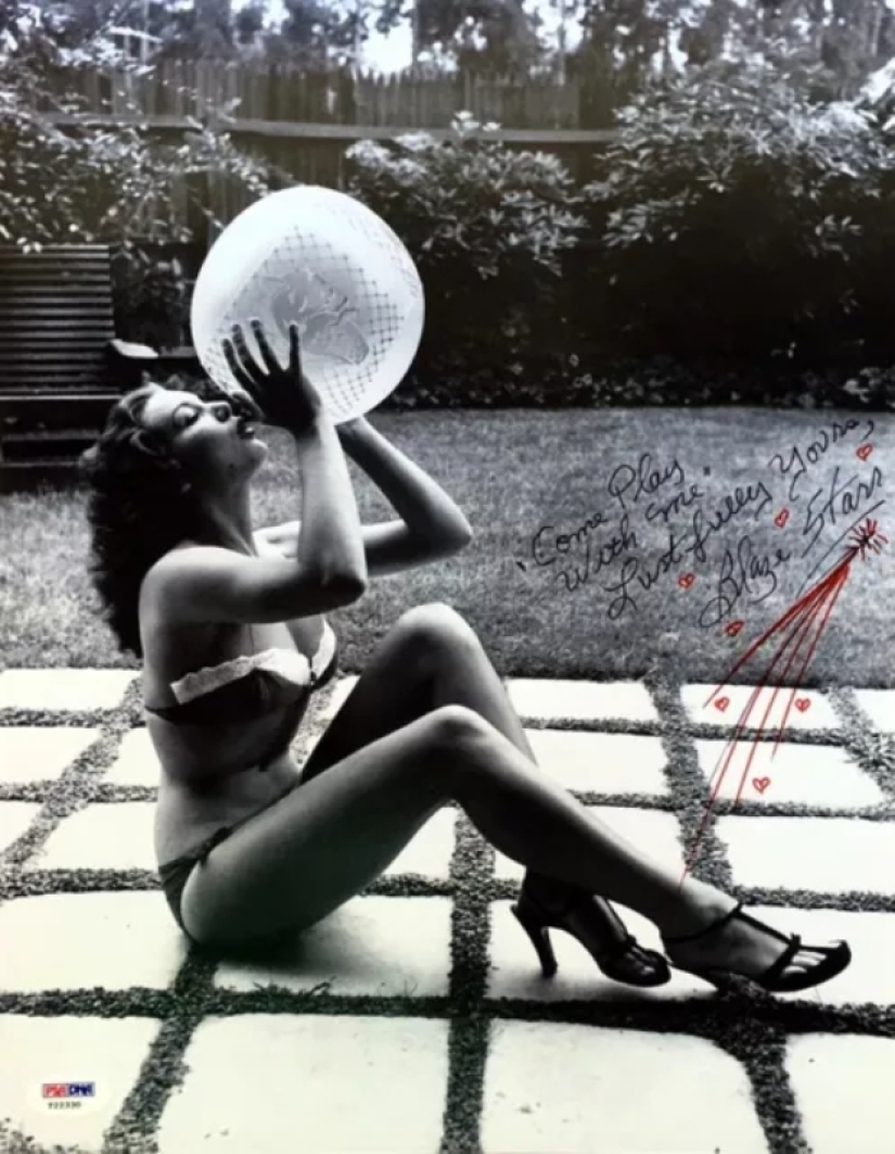 Blaze Starr - la reina pelirroja del striptease y los escándalos